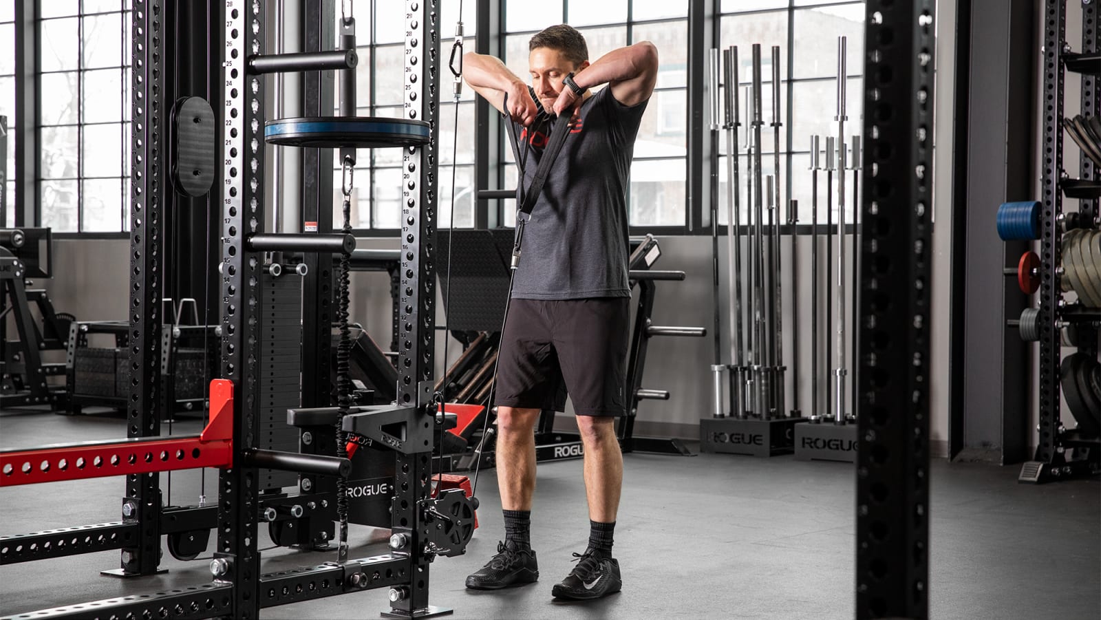 Rogue rack pulley best sale system